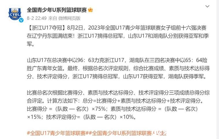 姚明回应U17联赛名次争议:提出一系列修改计划 姚明回应U17联赛名次争议:提出一系列修改计划